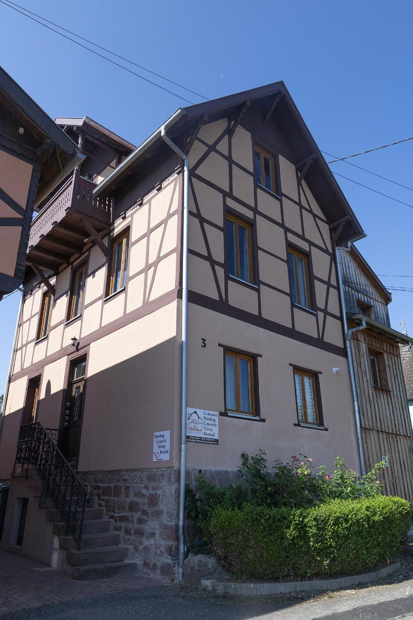 Gewurztraminer - Studio Au Pied Du Vignoble - Renove Recemment - Parking Gratuit ريكفيهر المظهر الخارجي الصورة